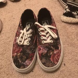 Moody Floral Vans